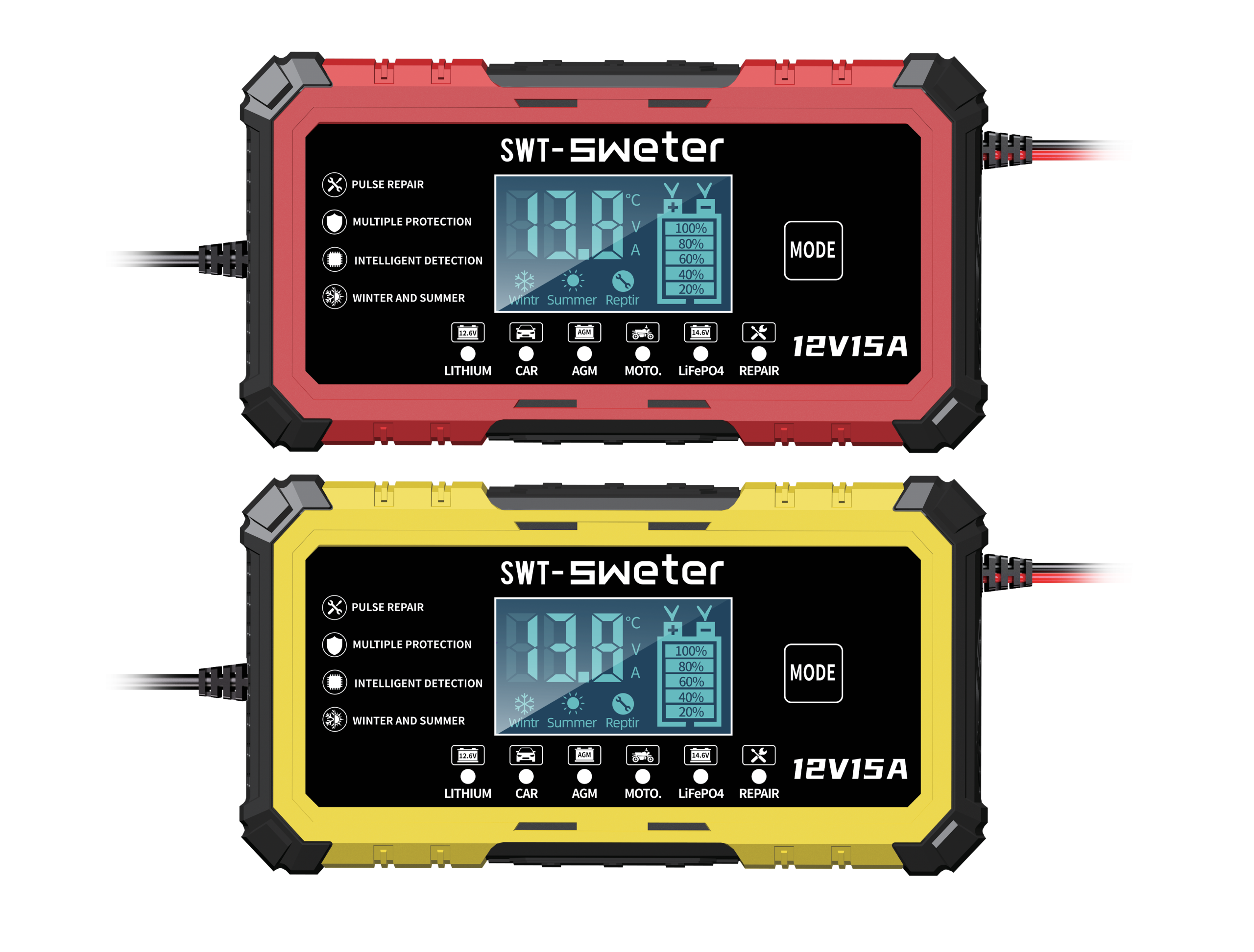 SWT-1215 12V 15A smart battery charger