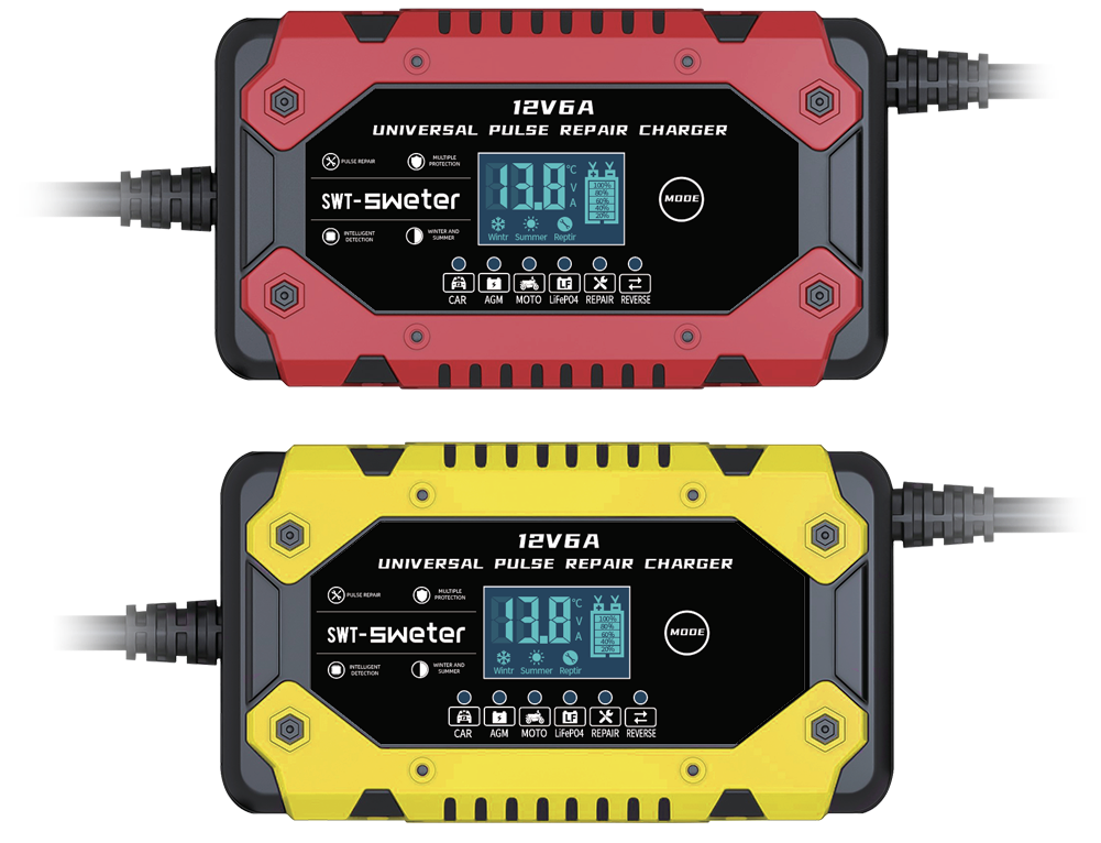 SWT-3668 12V 6A smart battery charger