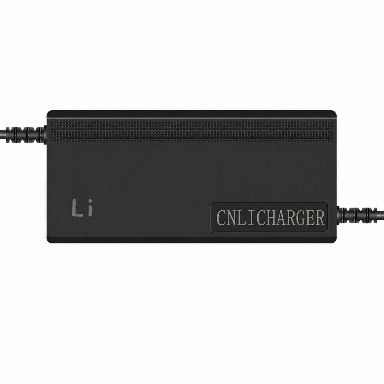 Black lithium battery charger with CNLI branding